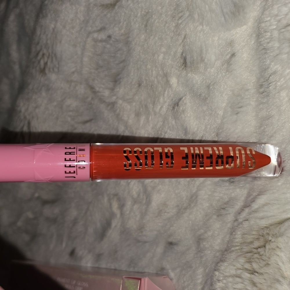 Jeffree Star Supreme Gloss Everybody Knows (Bright Red Orange) Full Pigment NWT - Picture 4 of 6